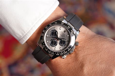 rolex cosmograph daytona white gold 116519ln review|rolex daytona oysterflex review.